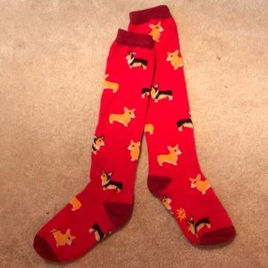 Corgi knee high socks
